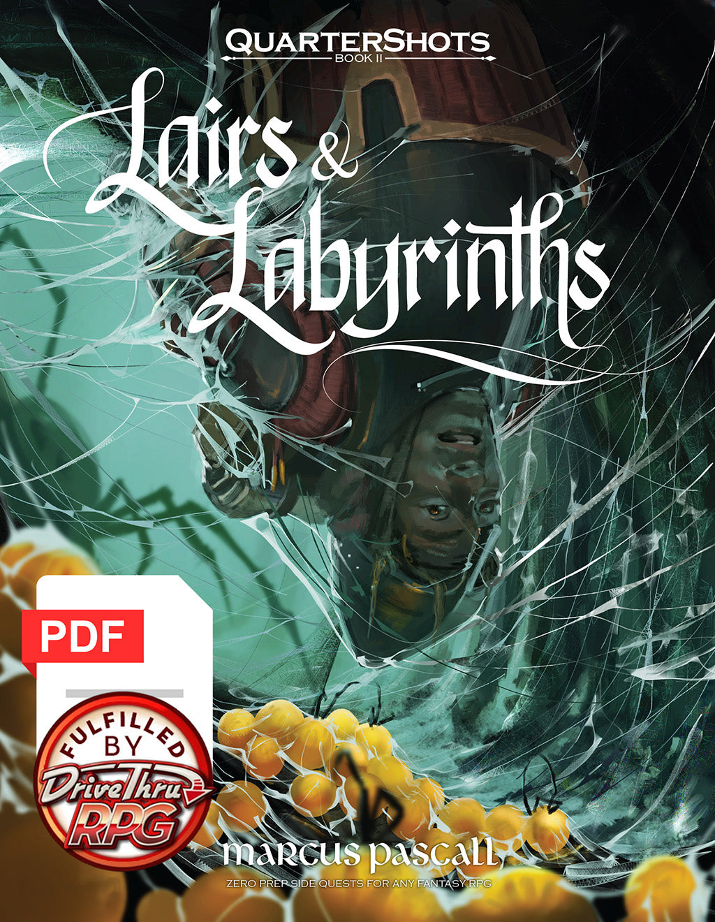 QuarterShots: Lairs & Labyrinths digital PDF only
