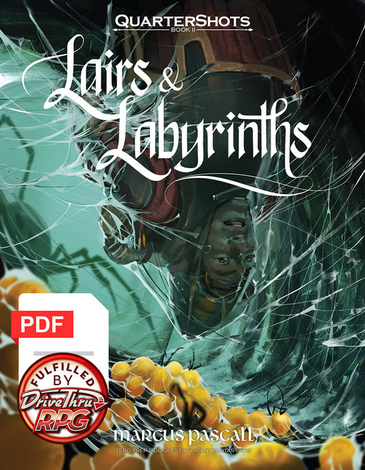 QuarterShots: Lairs & Labyrinths digital PDF only