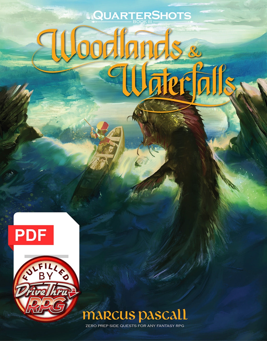 QuarterShots: Woodlands & Waterfalls digital PDF only