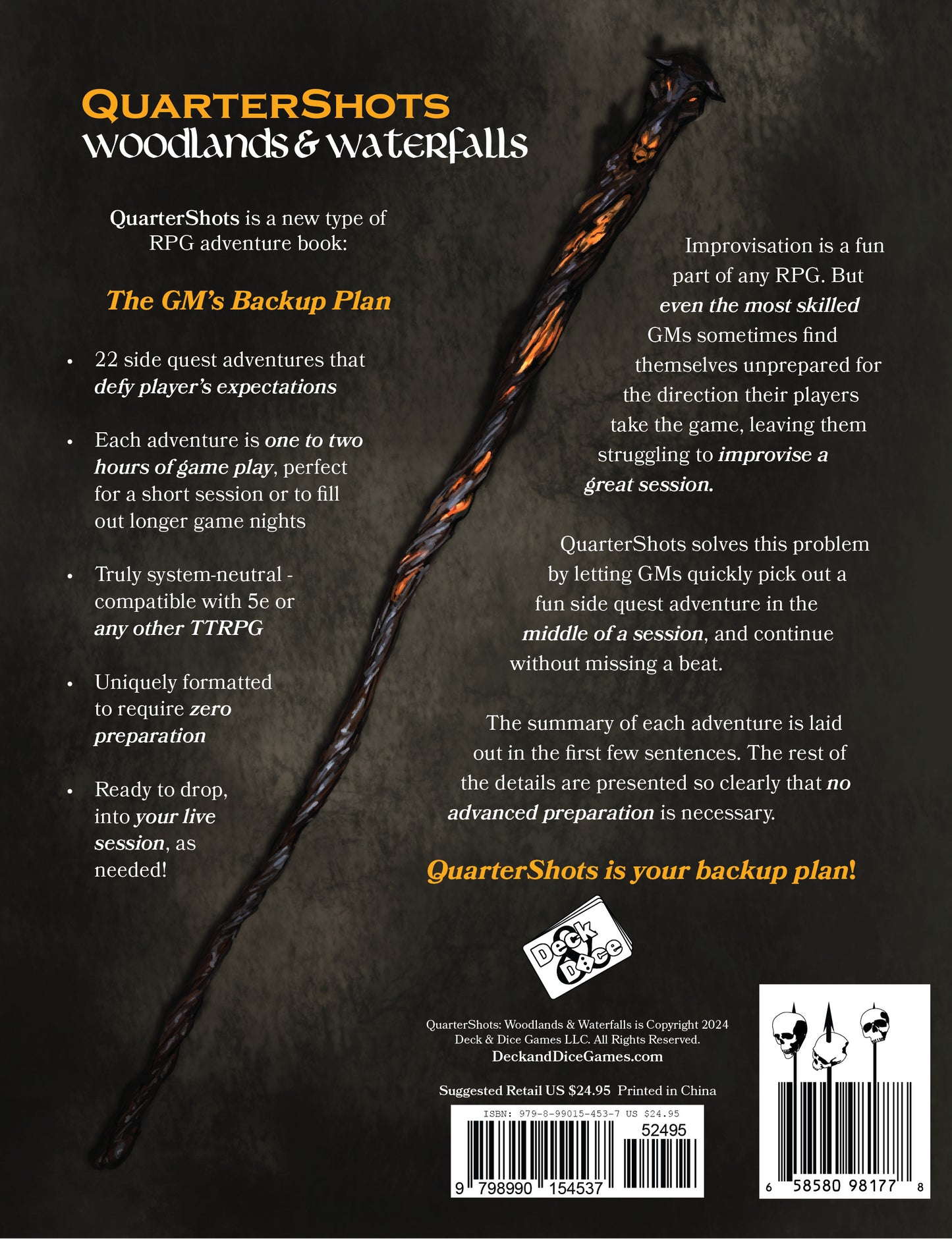 QuarterShots: Woodlands & Waterfalls Physical Book