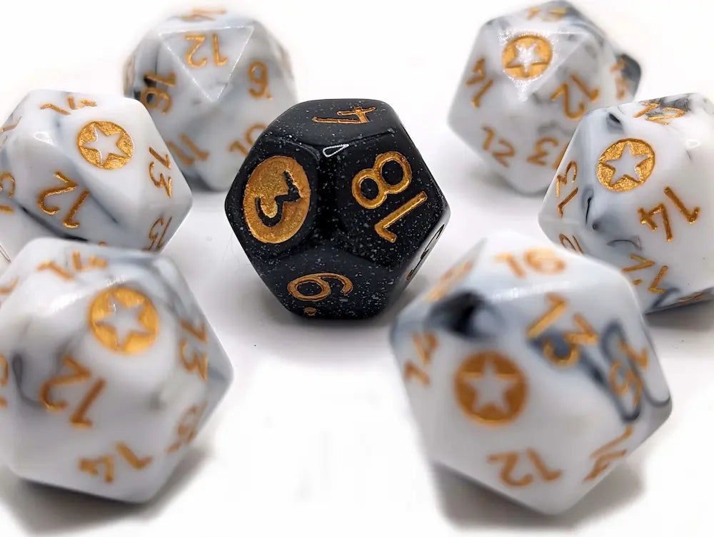 Rapid Stat Dice: One-Roll Character Ability Score Dice Set for D&D and TTRPGs