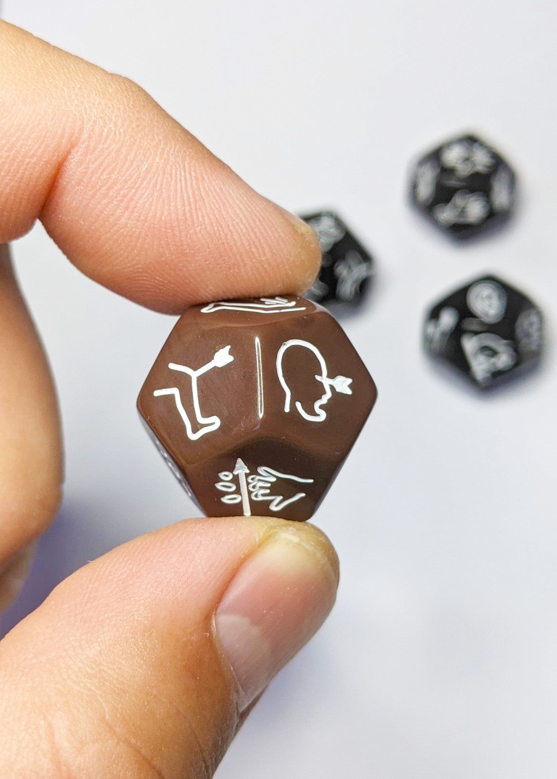 TTRPG Critical Hit & Injury Dice Pack - 4 Unique Custom Dice for D&D 5e, Pathfinder & Horror RPGs